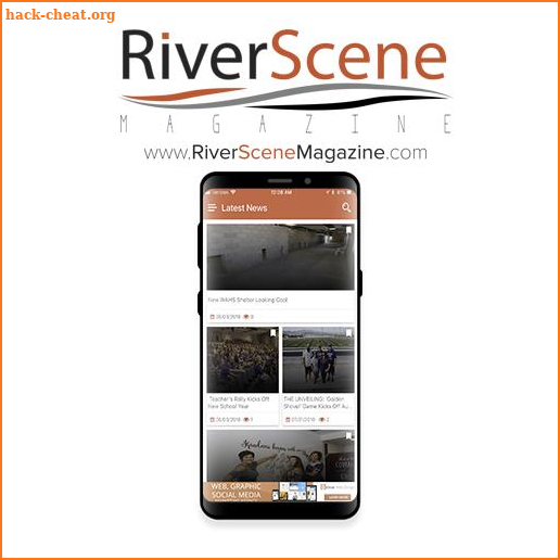 RiverScene Magazine screenshot