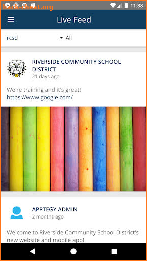 Riverside Community Schools IA screenshot