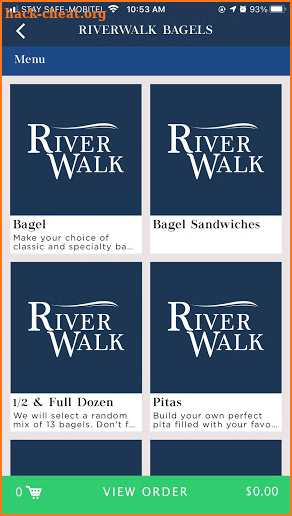 Riverwalk Oswego Pizza & Bagel screenshot