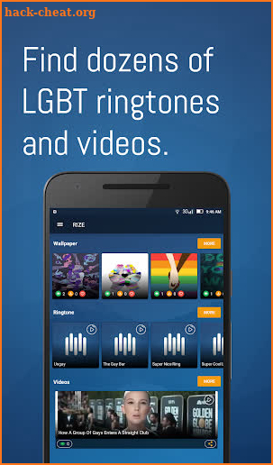RIZE - LGBT+ Wallpapers, Ringtones & Videos screenshot
