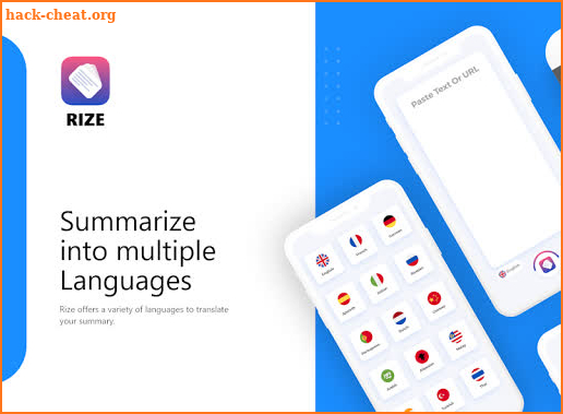 Rize - Summarize text screenshot
