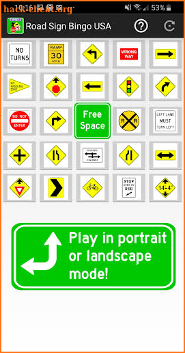 Road Sign Bingo USA (Express Route) screenshot