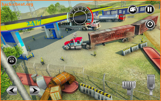 Road Train Truck Driving Sim: Long Trailer Cargo screenshot