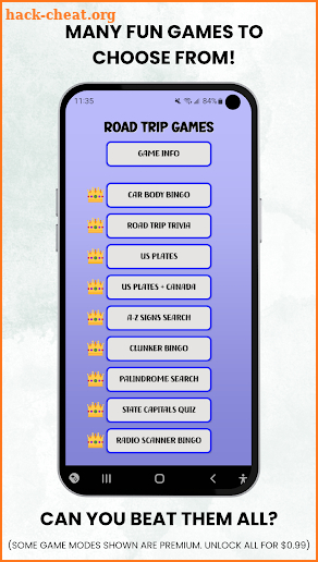 Road Trip Games screenshot