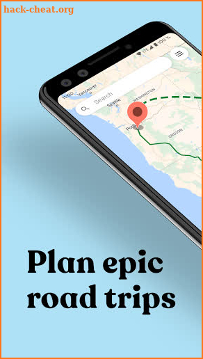 Roadie - the simple road trip planner app screenshot