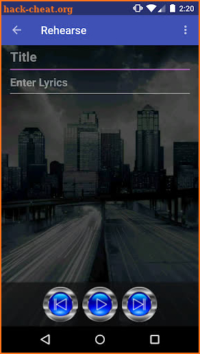 RoadWriter for Songwriting screenshot