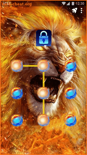 Roar Lion - App Lock Master Theme screenshot