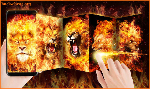 Roaring Lion Live Wallpaper screenshot