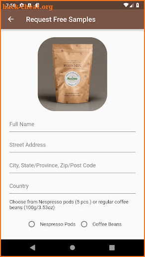 Roasters Coffee - Get Free Coffee Samples screenshot