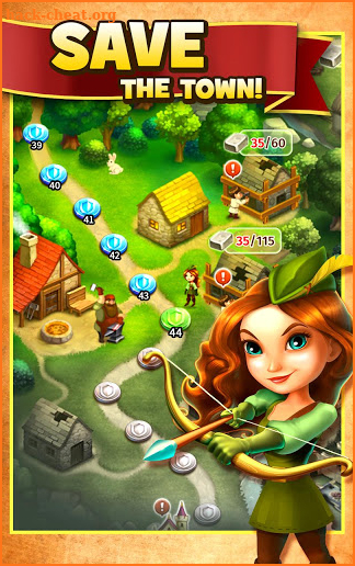 Robin Hood Legends – A Merge 3 Puzzle Game screenshot