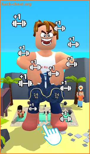 Roblock Gym Clicker: Tap Hero screenshot