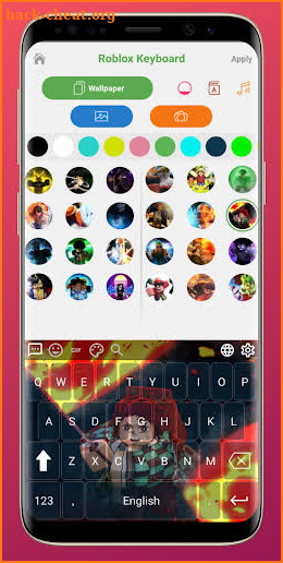 Roblox Keyboard Theme screenshot