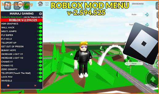 Roblox Mod Menu screenshot