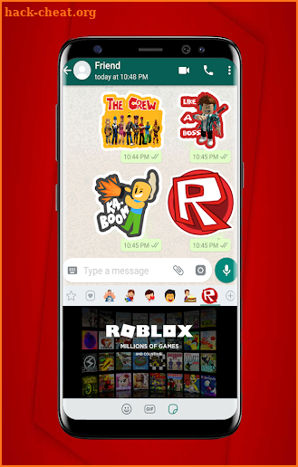 Roblox Stickers For WhatsApp - WAStickerApp screenshot