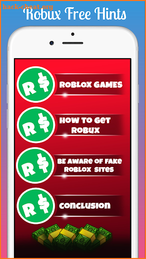 Roblox_Robux Free Hints screenshot