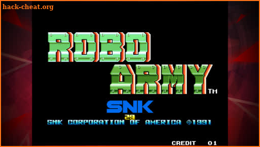 ROBO ARMY ACA NEOGEO screenshot