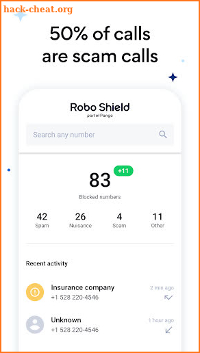 Robo Shield - Spam Call Blocker & Caller ID screenshot