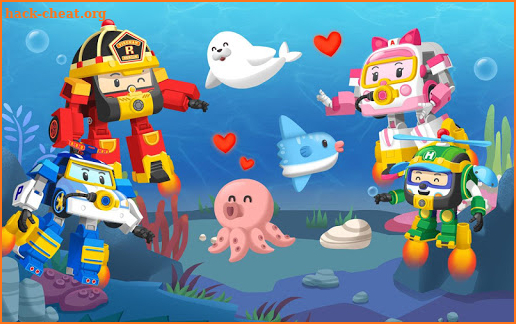 Robocar Poli Diving Popular Game screenshot
