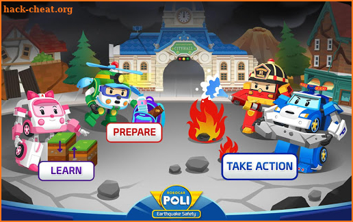 Robocar Poli Earthquake Safety - Kids Education screenshot