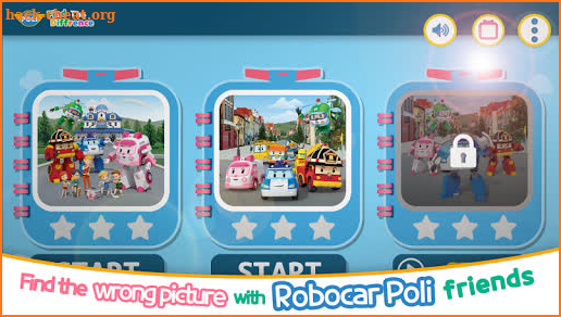 Robocar Poli: Find The Difference screenshot