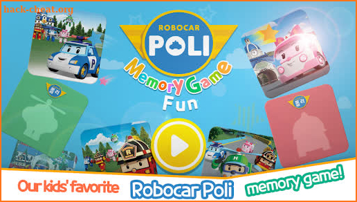 Robocar Poli: Memory Game Fun screenshot