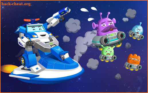 Robocar Poli Space Monster Popular Game screenshot