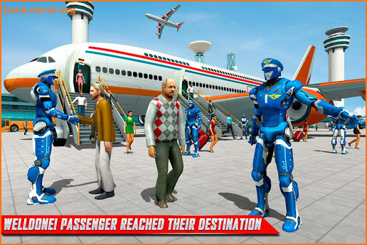 Robot Airplane Pilot Simulator - Airplane Games screenshot