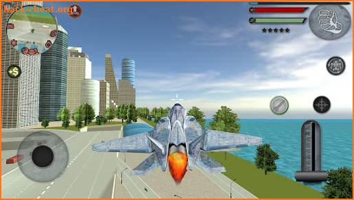 Robot Airplane Simulator Flying Robot Transforming screenshot