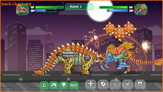 Robot Ankylosaurus Toy War screenshot