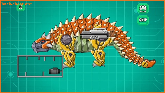 Robot Ankylosaurus Toy War screenshot