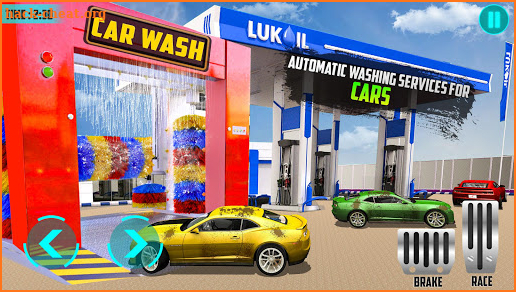 Robot Auto Car Wash Simulator screenshot
