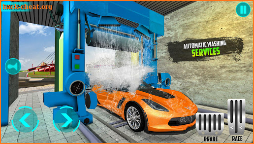 Robot Auto Car Wash Simulator screenshot