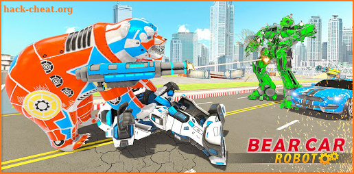 Robot Bear Car Transform transformation Robot Game screenshot