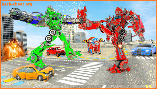 Robot Bear Car Transform transformation Robot Game screenshot