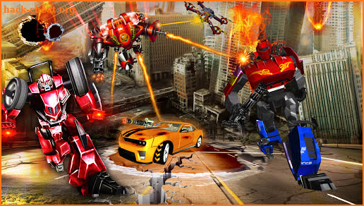 Robot Car Drone Transform: Robot Car Games screenshot