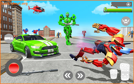 Robot Car Futuristic Supercar Super Transforme screenshot