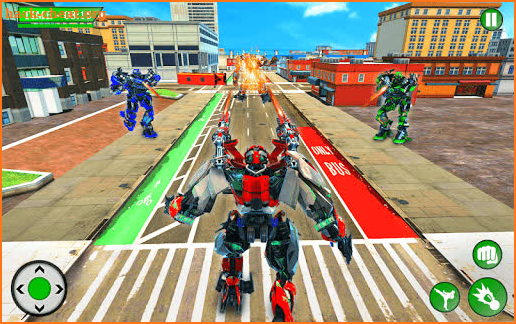 Robot Car Ramp - Robot Car transformation Game screenshot