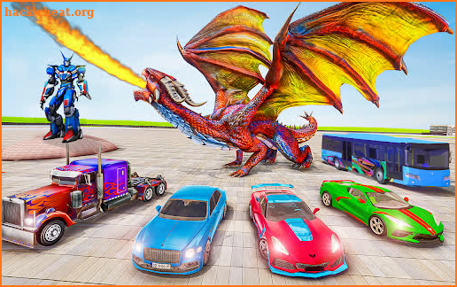 Robot Car Transformation: 3D Transformation Games screenshot