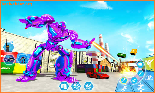 Robot Car Transformation: 3D Transformation Games screenshot