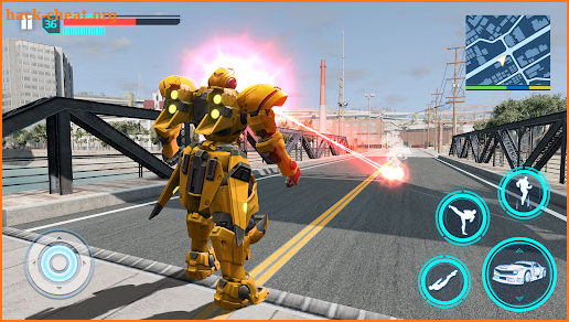 Robot Car Transformation Game screenshot