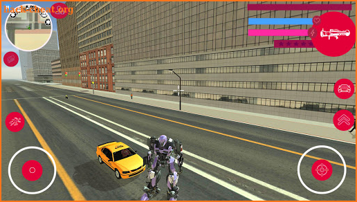 Robot Car Transforme Muscle Robot Car Simulator screenshot
