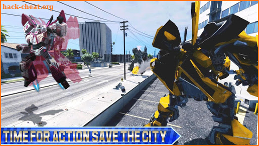 Robot Car Transformer Sim 3D- Futuristic Super Car screenshot