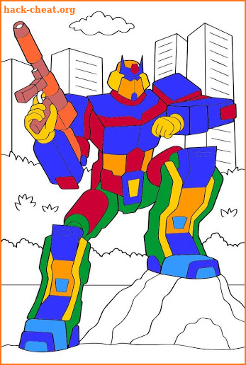 Robot Coloring Book screenshot