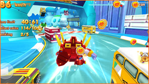 Robot Combat - Transformer Racing Track screenshot