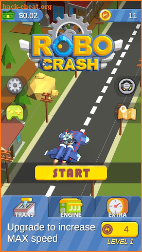 Robot Crash 3D screenshot
