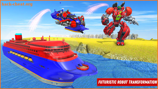 Robot Cruise Ship Transform Robot Shooting Games screenshot