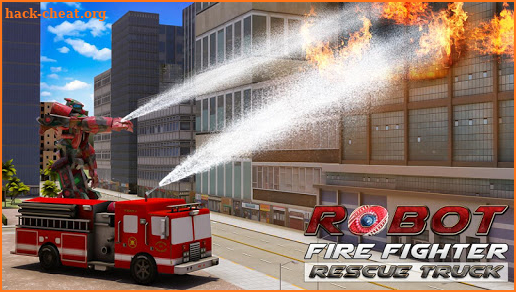 Robot Fire Fighter Rescue Truck screenshot
