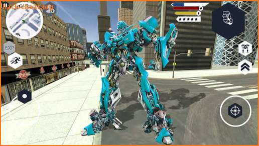 Robot Machin Car Transformer - Robot Car Games screenshot