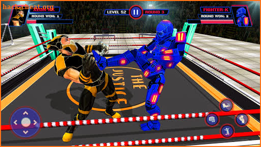 Robot Ring Fighting-Superhero Robot VS Steel Robot screenshot