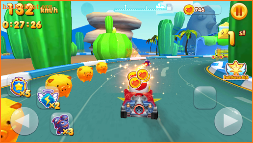Robot Rocket Racer: Transformer Car Race screenshot